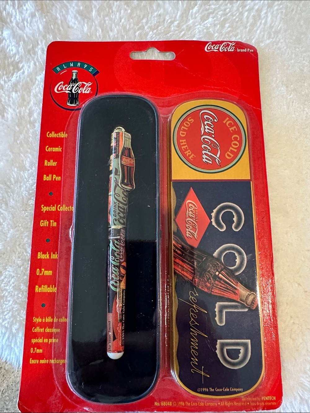 New Coca Cola pen and case